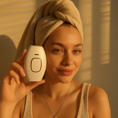 SheFlur Smooth: At-Home WHITE IPL Hair Removal Handset
